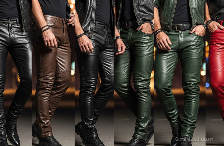 Guys Standing in Leather